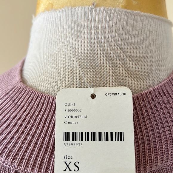 New! Free People XS what’s the pointelle mauve bodysuit. - Picture 5 of 10